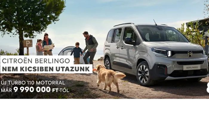 Berlingo akár 9 990 000 ft-tól
