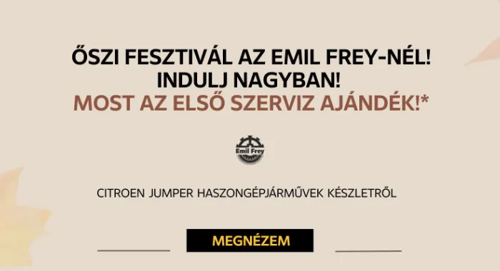 Őszi fesztivál az Emil Frey-nél!