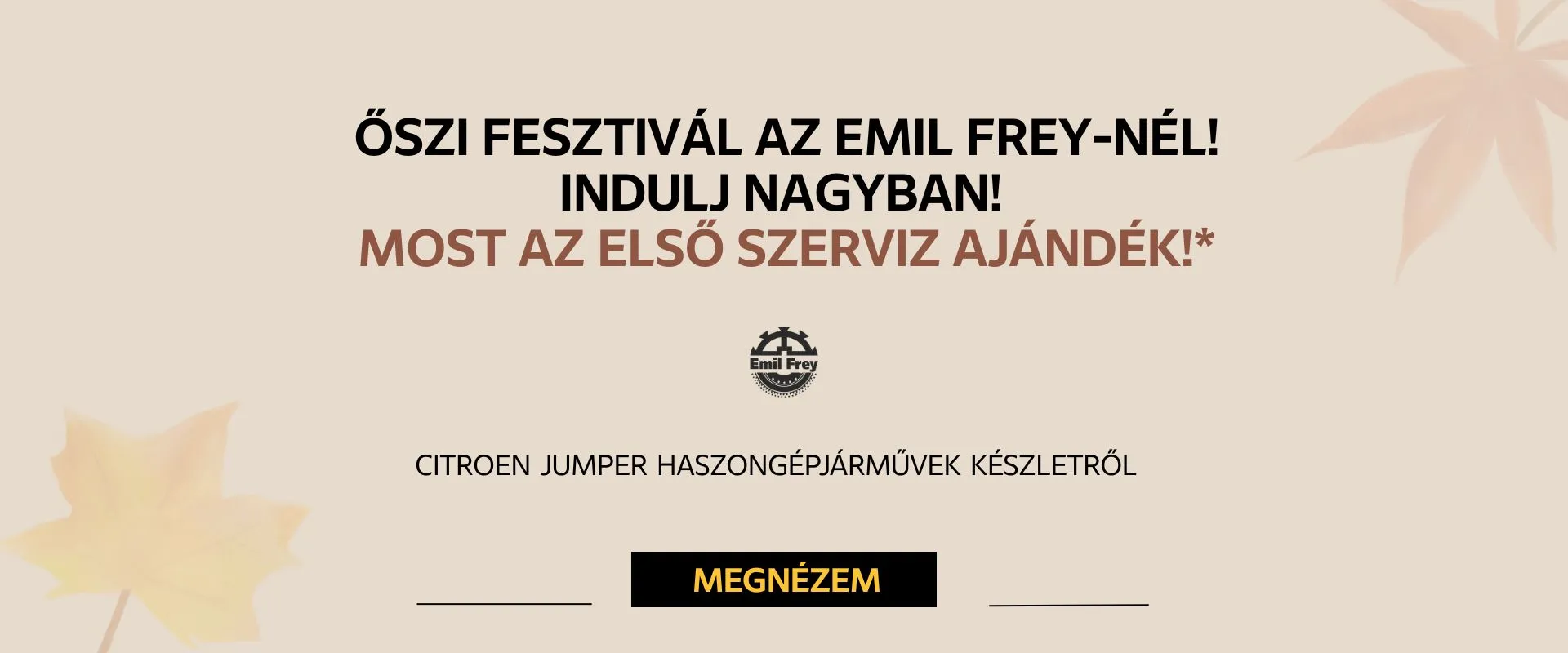 Október fesztivál Citroen Jumper